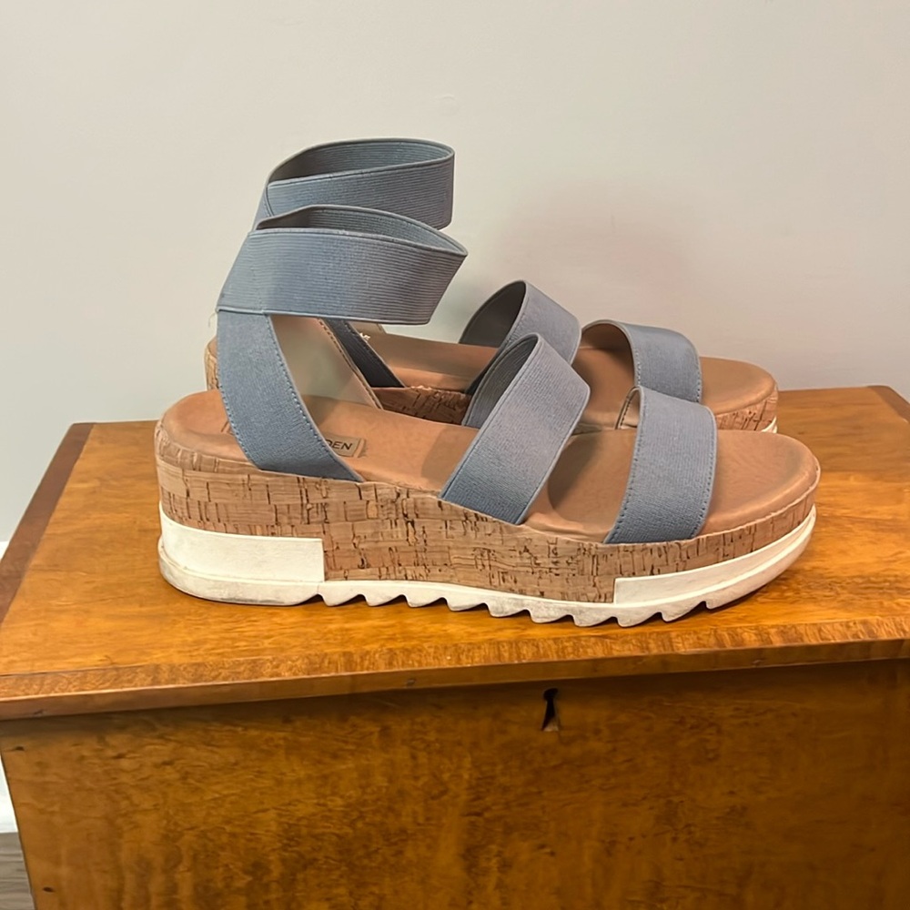 Steve Madden cleated wedge heels